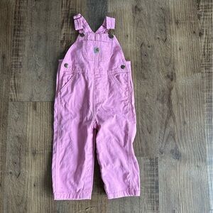 Carhartt Pink Kids Overalls